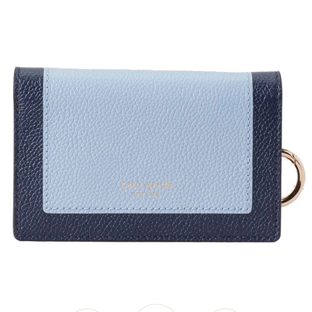 Kate Spade Margaux Small Keyring Wallet-- Horizon Blue